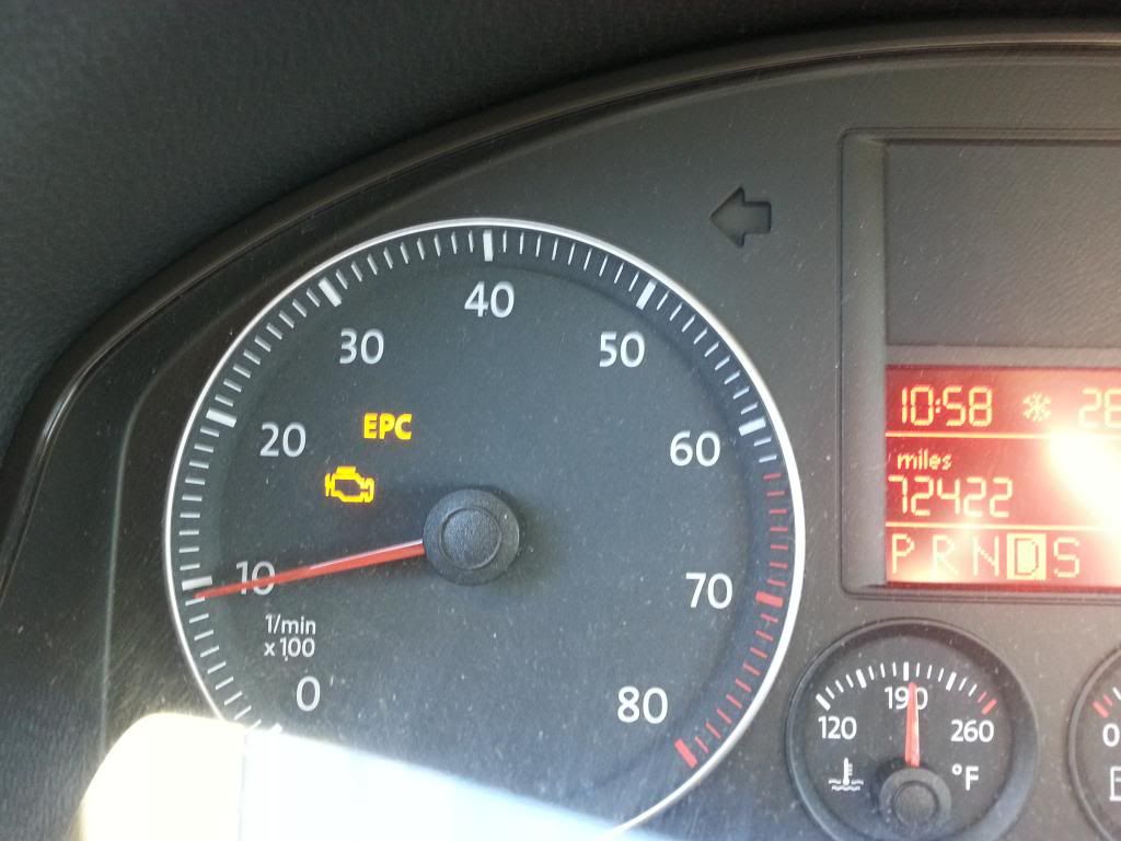 Audi A 4 Epc And Check Engine Light