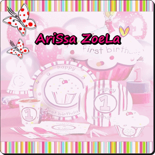 Arissa Zoela 1st Birthday GA