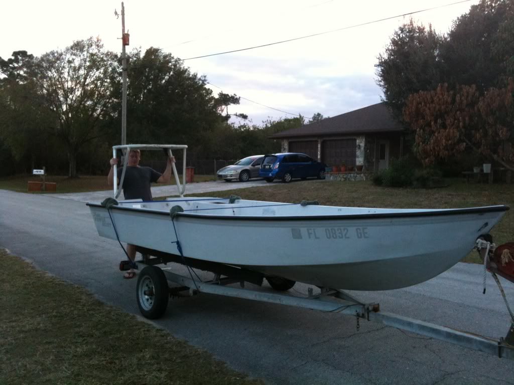 My "new to me" skiff (hobie power skiff) Dedicated To The Smallest Of