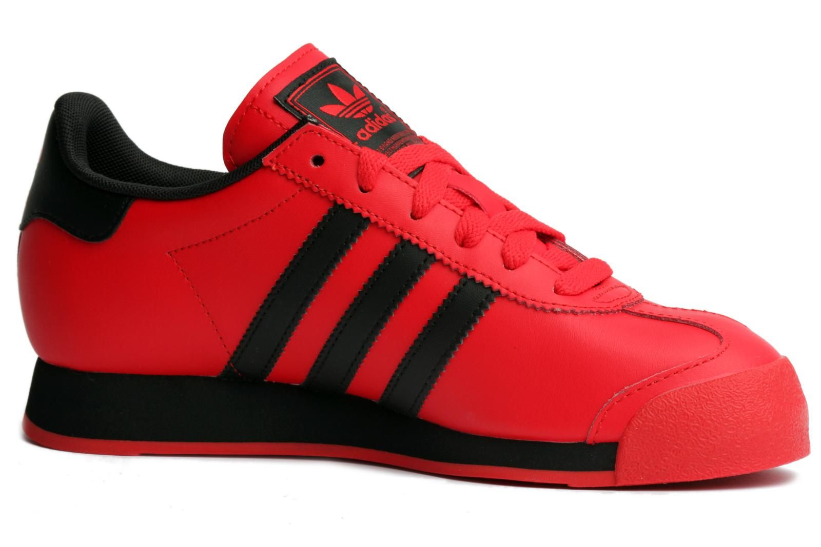 red and white adidas samoa