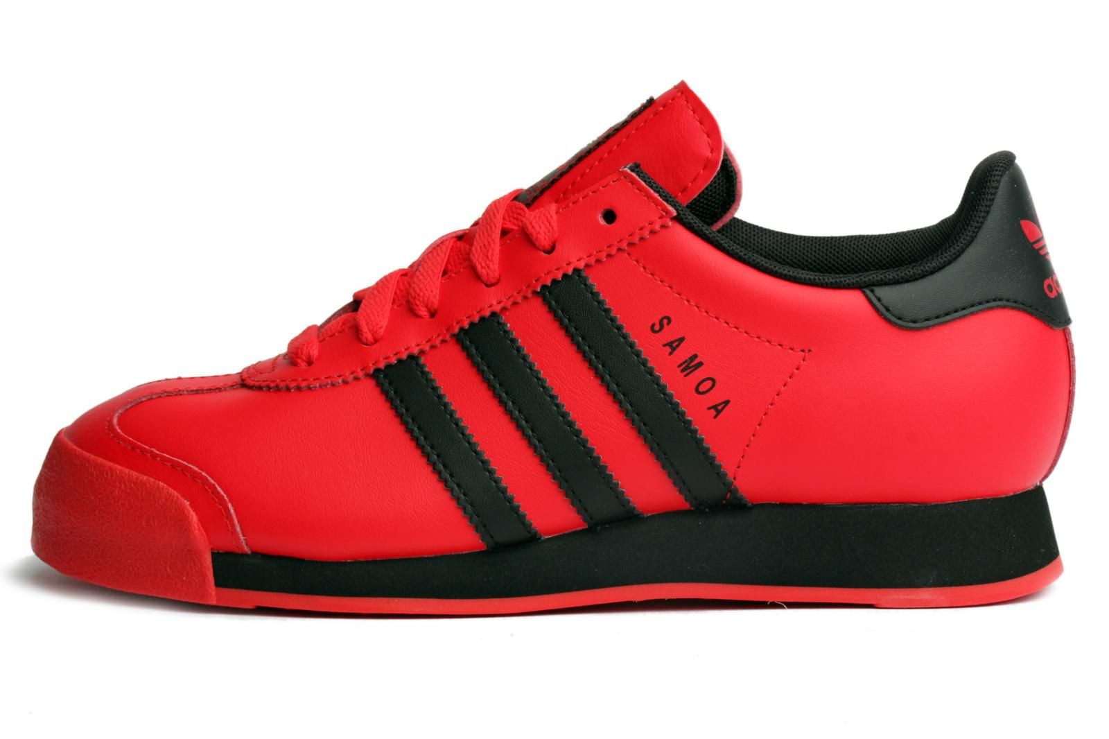 red and white adidas samoa