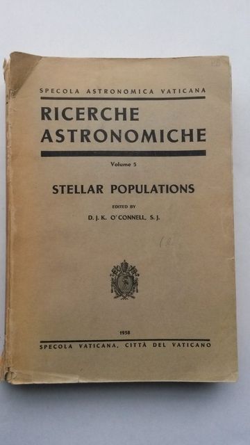 Stellar Populations, D. J. K. O'Connell Stellar Populations, D. J. K. O'Connell