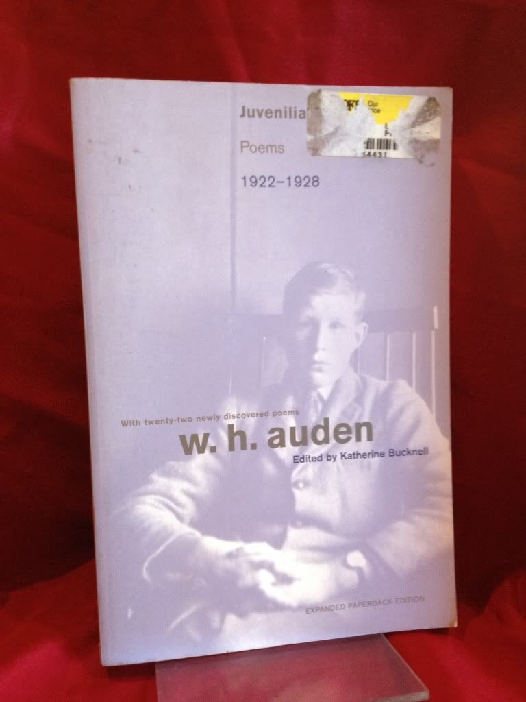 Image for Juvenilia: Poems, 1922-1928 (W.H. Auden: Critical Editions)