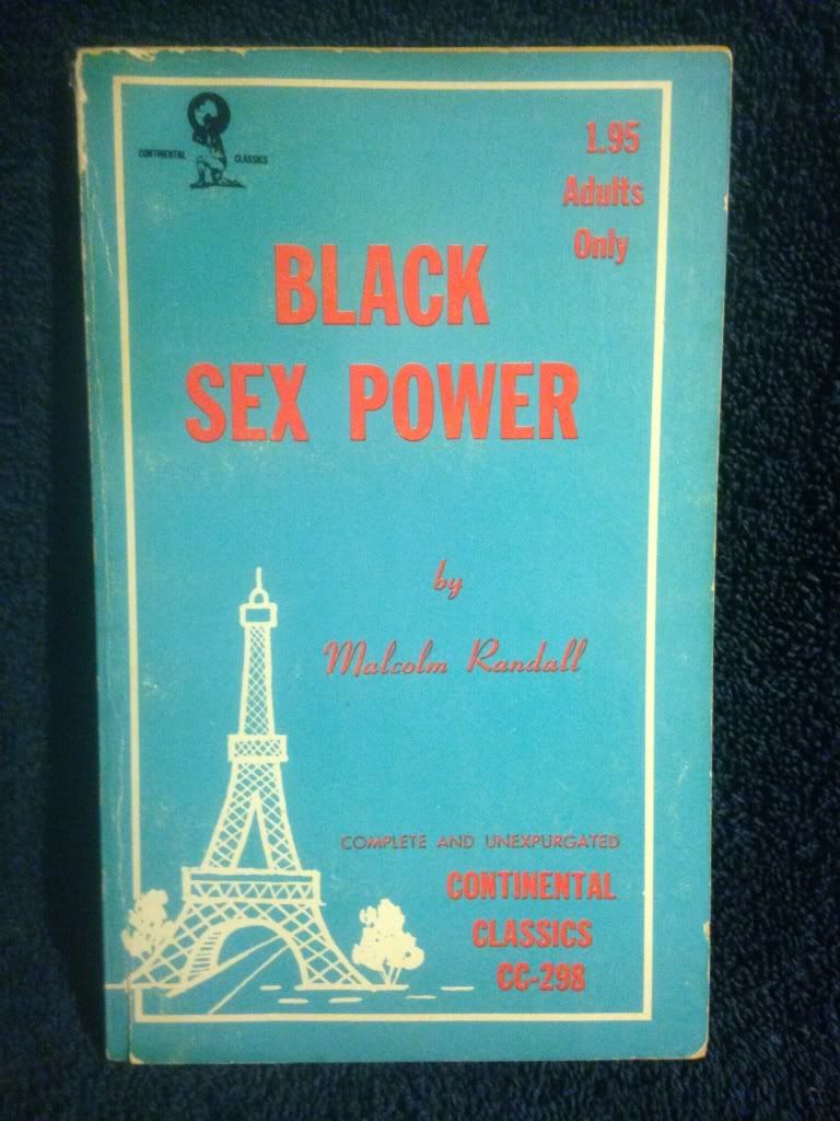Image for Black Sex Power Continental Classics Erotica Book CC-298 by Malcolm Randall