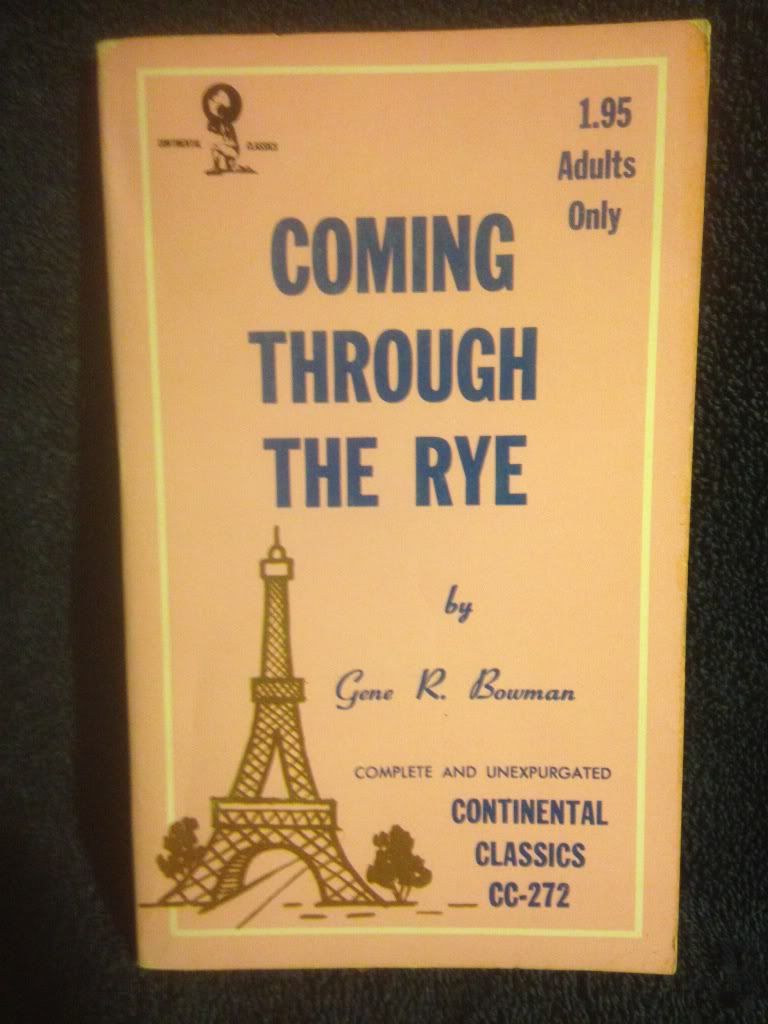 Image for Coming Through the Rye Continental Classics Erotica Book CC-272 by Gene R. Bowman