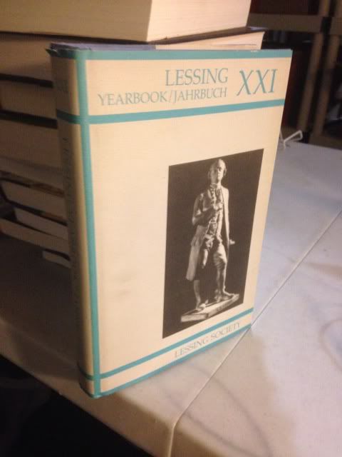 Image for Lessing Yearbook Xxi, 1989: 21
