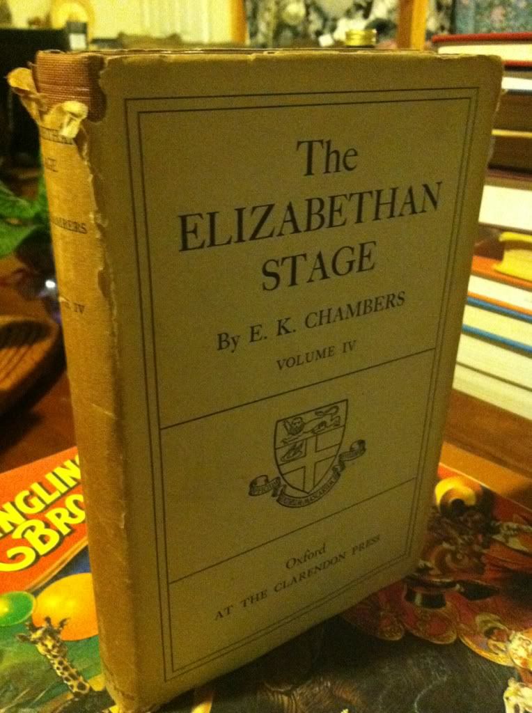 Image for The Elizabethan Stage volume IV