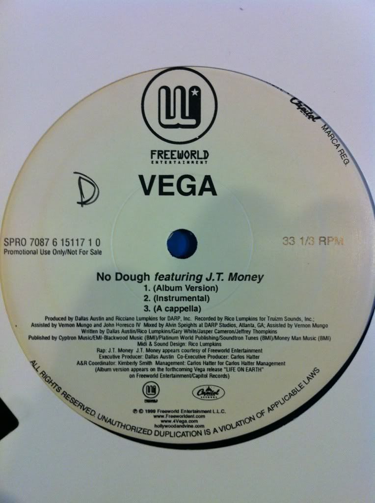 No Dough promo copy, Vega No Dough promo copy, Vega