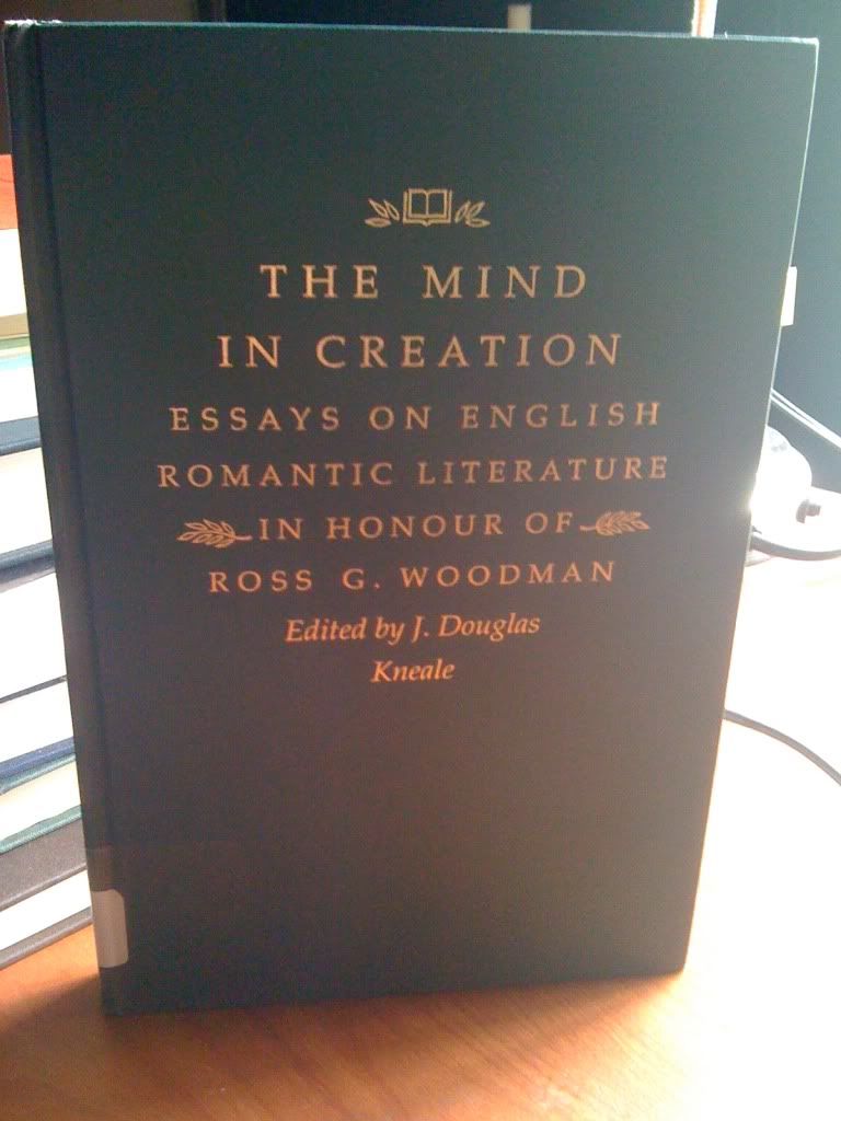 Image for The Mind in Creation: Essays on English Romantic Literature in Honour of Ross G. Woodman