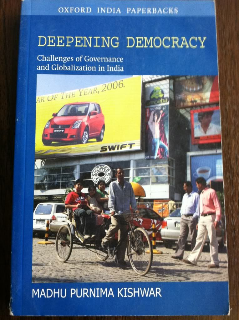 Image for Deepening Democracy: Challenges of Governance and Globalization in India