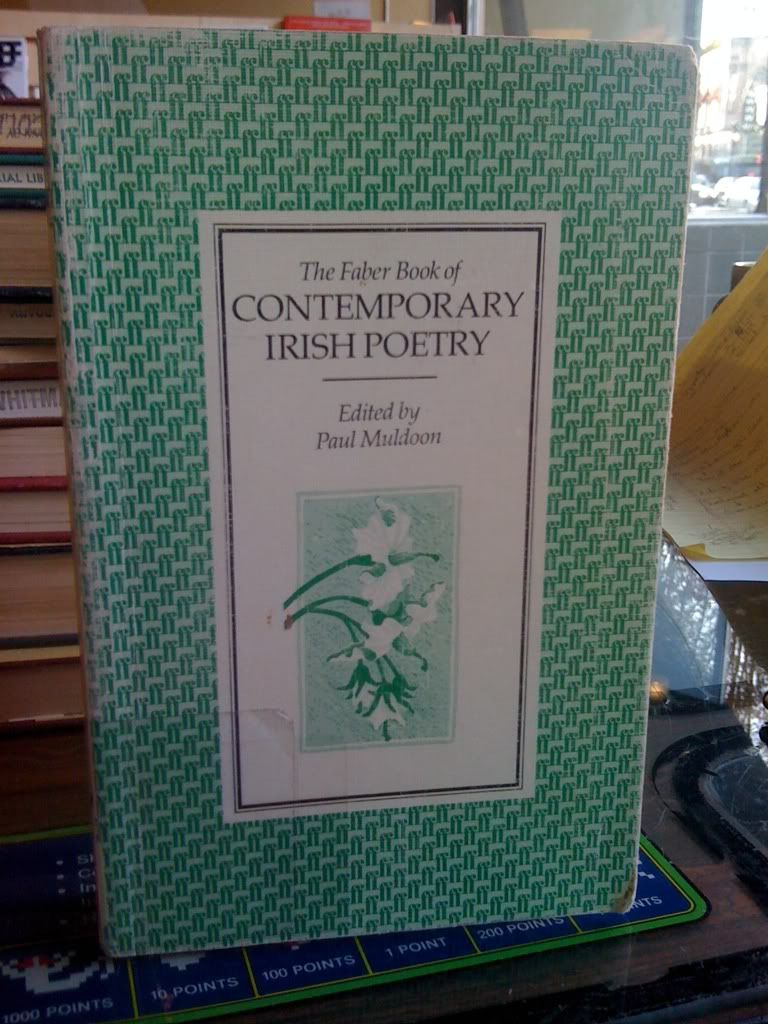 The Faber Book of Contemporary Irish Poetry, Muldoon, Paul, editor The Faber Book of Contemporary Irish Poetry, Muldoon, Paul, editor