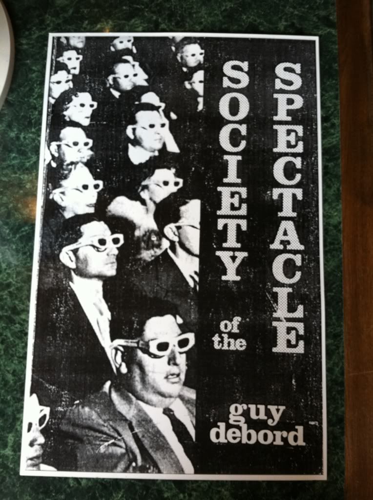 Society of the Spectacle Guy Debord Situationist Poster, Debord, Guy Society of the Spectacle Guy Debord Situationist Poster, Debord, Guy
