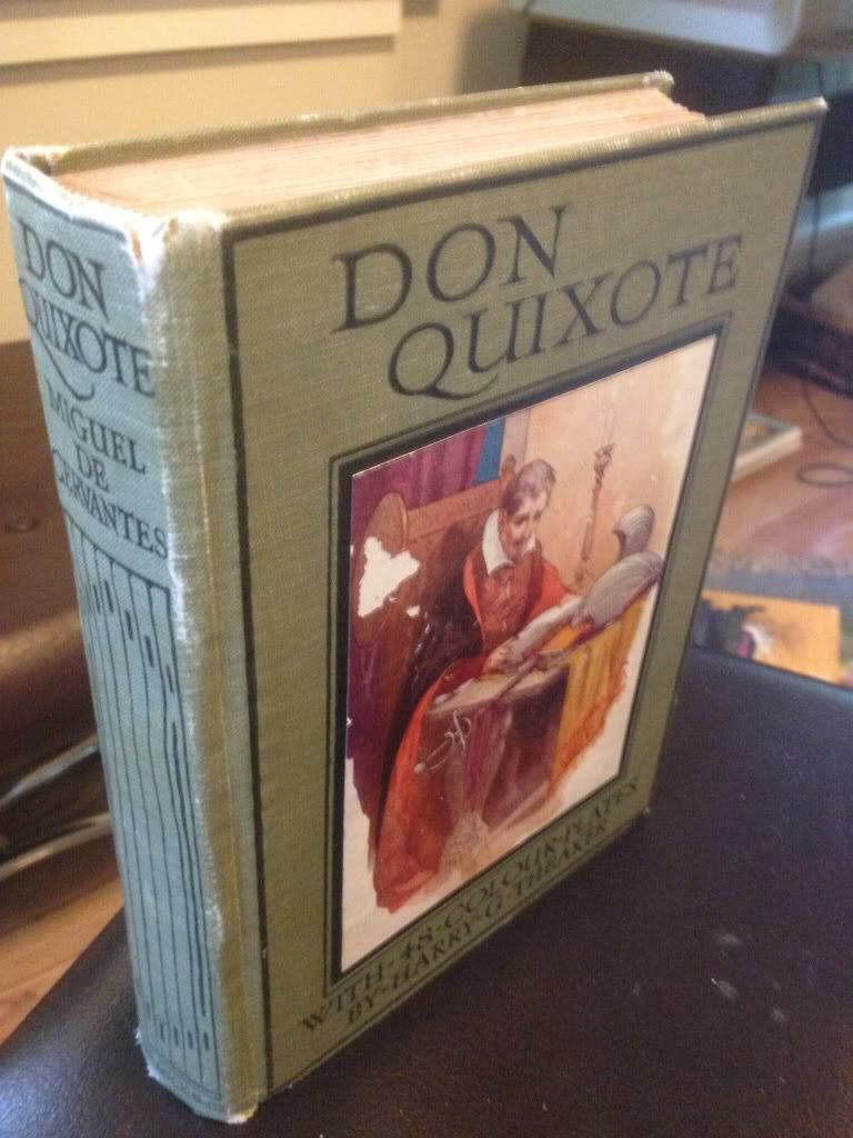 The adventures of Don Quixote. With 30 colour plates and 18 sepia illustrations by Harry G. Theaker, Cervantes Saavedra, Miguel de The adventures of Don Quixote. With 30 colour plates and 18 sepia illustrations by Harry G. Theaker, Cervantes Saavedra, Miguel de