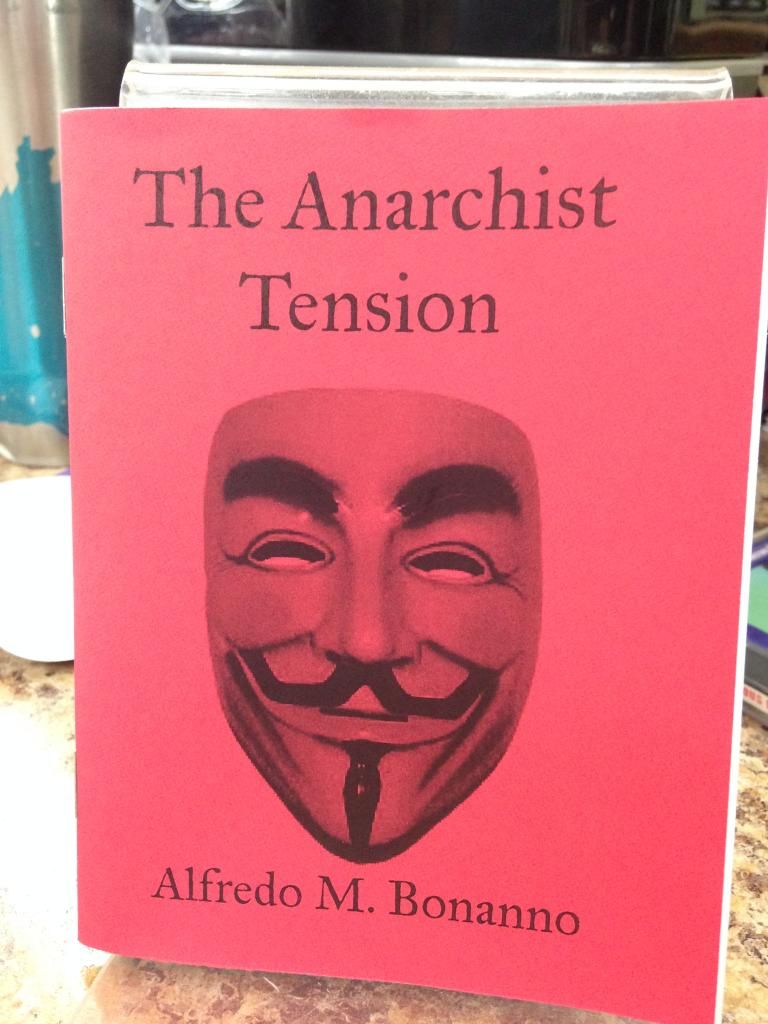 Image for Anarchist Tension by Alfredo M. Bonanno