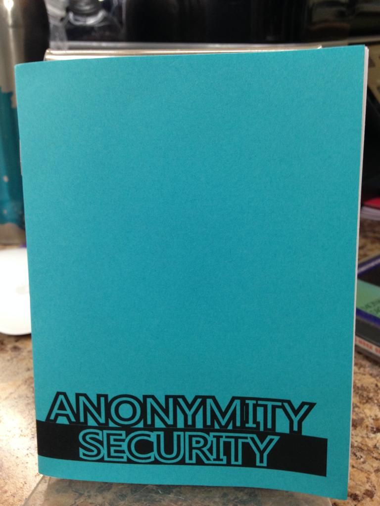 Image for Anonymity/Security by Anonymous