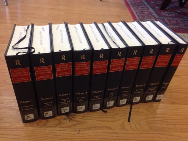 Routledge Encyclopedia of Philosophy (10 Volume Set) Routledge Encyclopedia of Philosophy (10 Volume Set)
