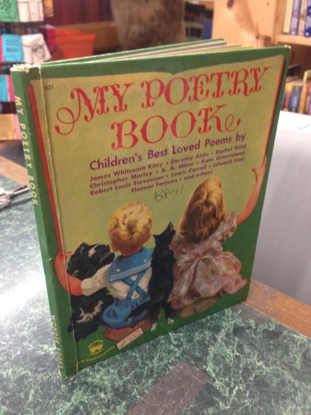 A Romper Room Book: MY POETRY BOOK Children's Best Loved Poems selected by June Pierce, illustrated by Flora Smith (1954 A Wonder Book hardcover 6.5 x 8 inches, 20 pages Poems included are by Rachel Field, A. A. Milne, Lewis Carroll, Kate Greenaway and ma A Romper Room Book: MY POETRY BOOK Children's Best Loved Poems selected by June Pierce, illustrated by Flora Smith (1954 A Wonder Book hardcover 6.5 x 8 inches, 20 pages Poems included are by Rachel Field, A. A. Milne, Lewis Carroll, Kate Greenaway and ma