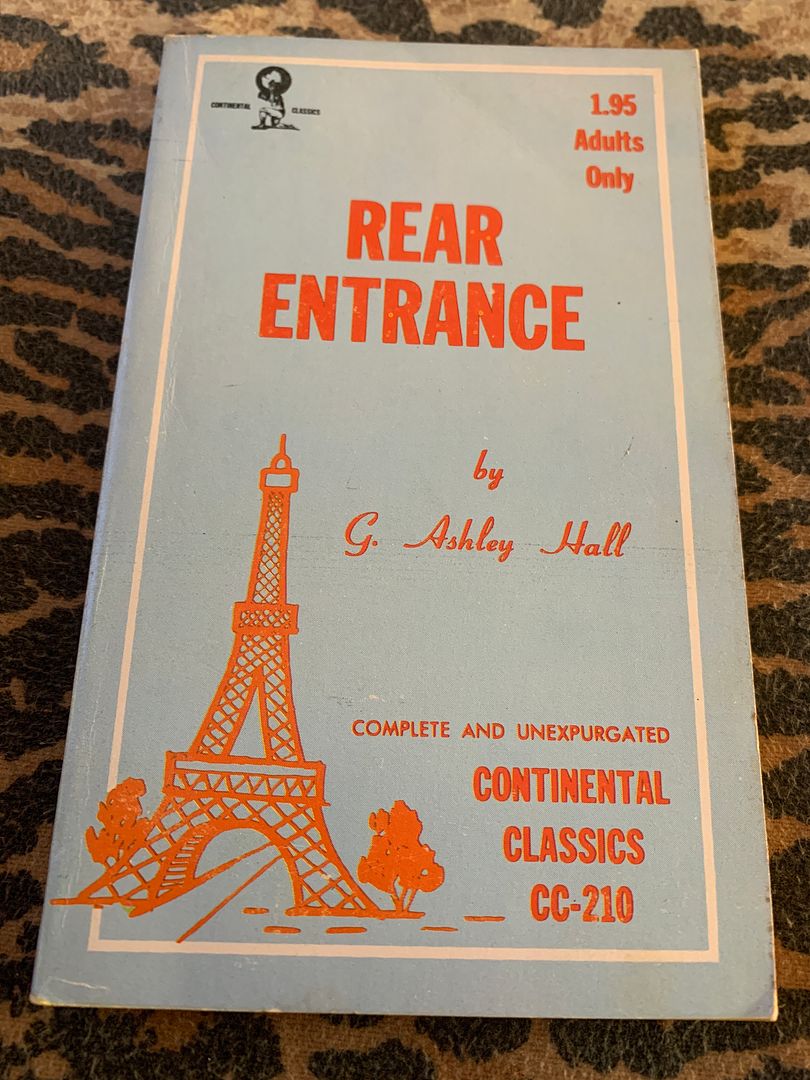 Image for Rear Entrance Continental Classics Erotica Book CC-210 by Hall, G. Ashley