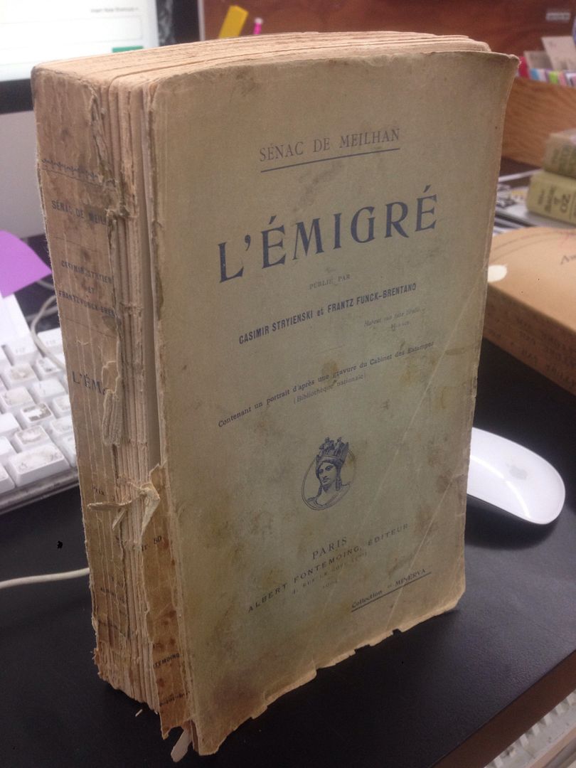 L'émigré, Sénac de Meilhan L'émigré, Sénac de Meilhan