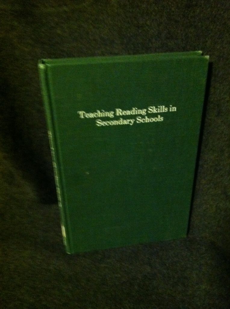 Teaching Reading Skills In Sceondary Schools, Olson Koch And Pimentel Teaching Reading Skills In Sceondary Schools, Olson Koch And Pimentel