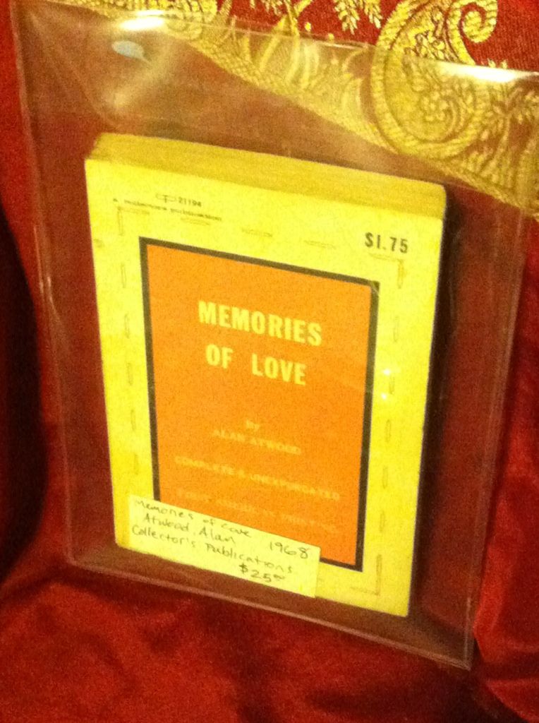 Image for Memories of Love by Atwood, Alan