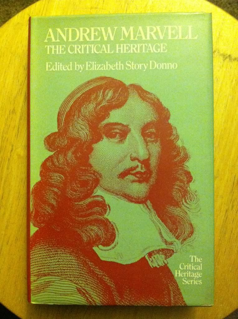 Image for Andrew Marvell, the Critical Heritage (The Critical Heritage Series)