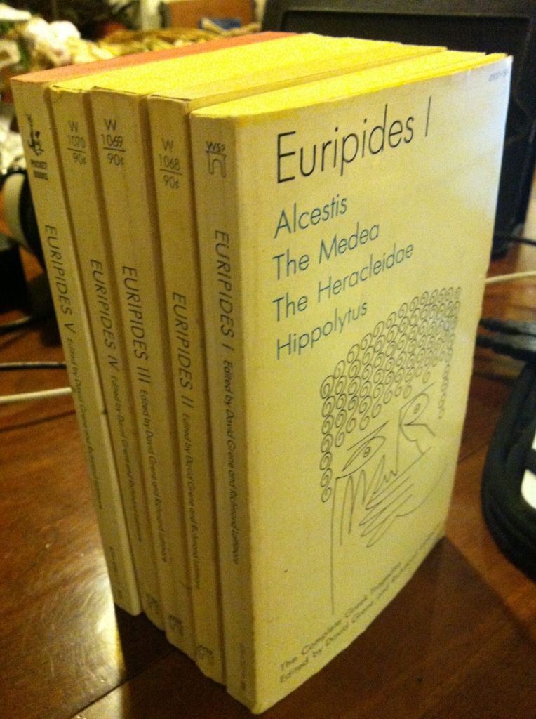 EURIPIDES 1,2,3,4,5, GREENE DAVID EURIPIDES 1,2,3,4,5, GREENE DAVID