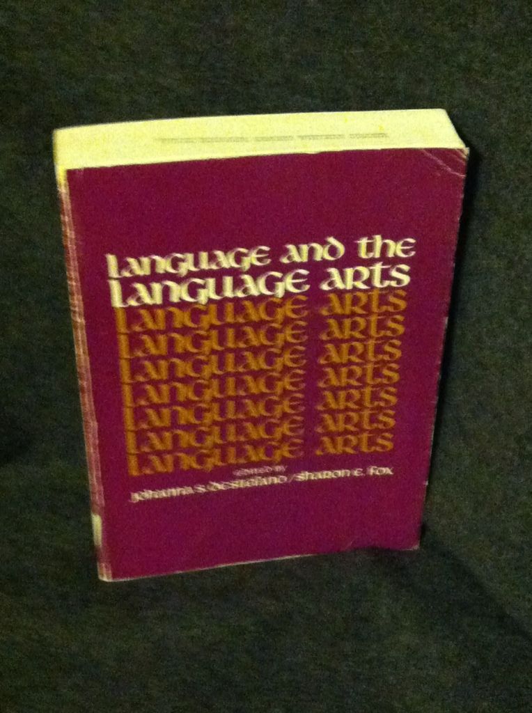 Language and the Arts, DESTEFANO JOHANNA S. SHARON E. FOX Language and the Arts, DESTEFANO JOHANNA S. SHARON E. FOX