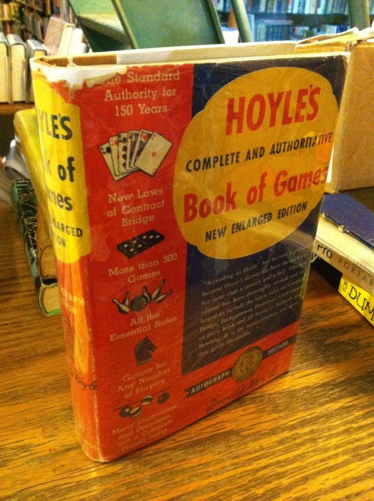 Hoyles Complete & Authoritative Book of Games New Enlarged Edition Autograph Edition, Hoyle, Edmond Hoyles Complete & Authoritative Book of Games New Enlarged Edition Autograph Edition, Hoyle, Edmond