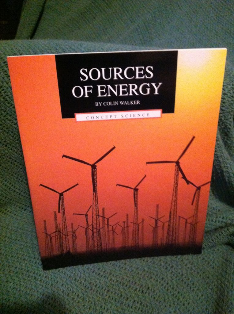 Image for Sources of Energy ((Concept Science))