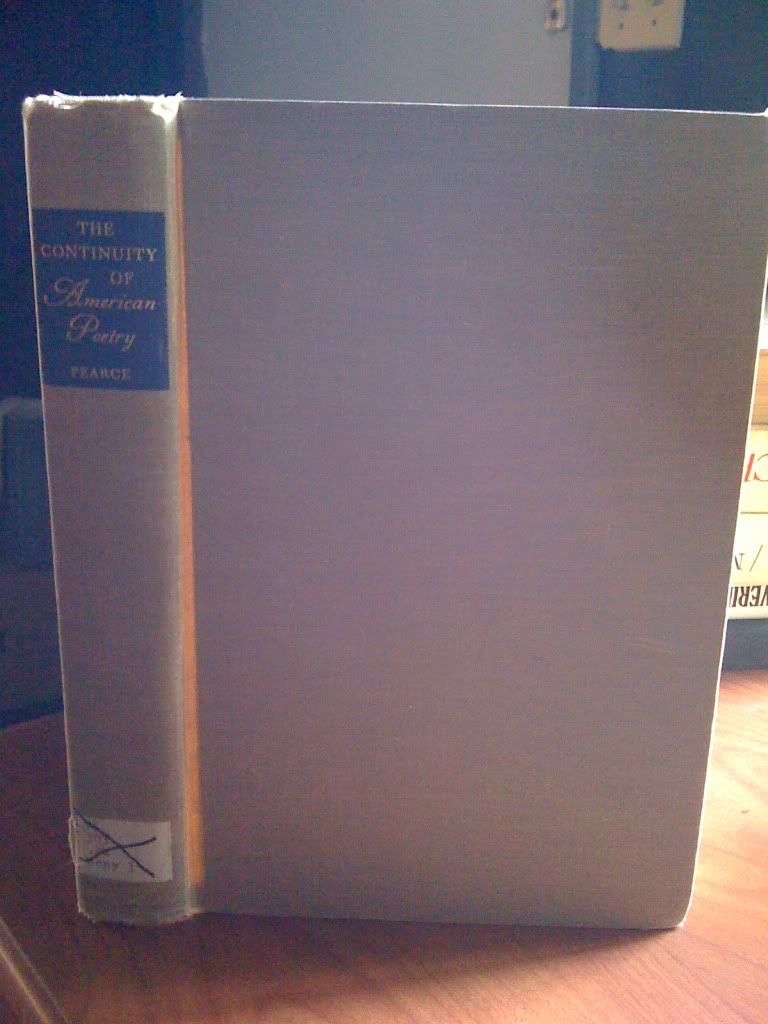 The Continuity of American Poetry, Pearce, Roy Harvey The Continuity of American Poetry, Pearce, Roy Harvey