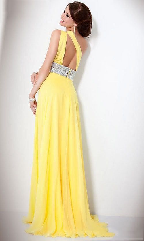 Yellow Pageant Dresses