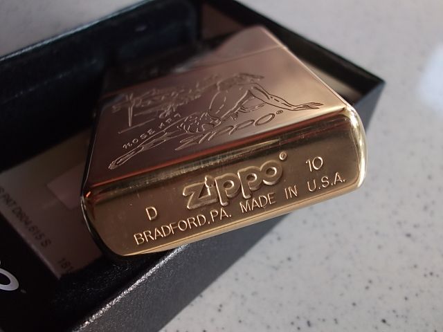 Zippo Ori - Nose-Art Girl brass (BNIB) 300rb | Rainbow Forest (2nd) 240rb