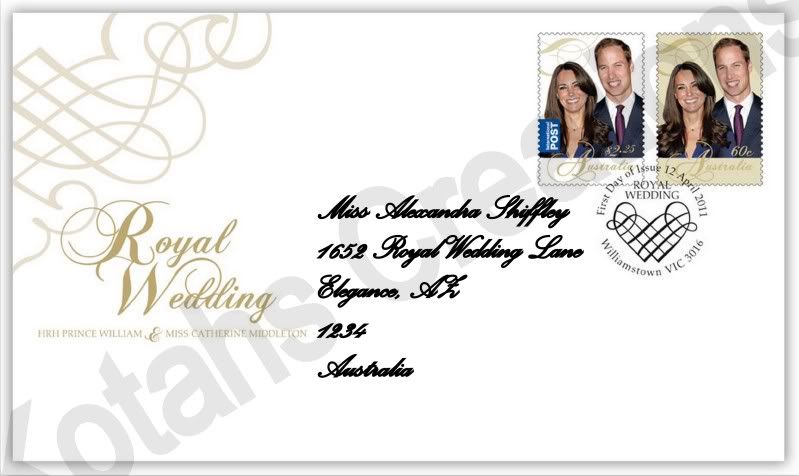 royal wedding stamps. The Royal Wedding Official