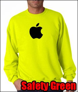 ... Crew Neck sweat Shirt Computer Mac Logo OSX Geek iPod IPHONE5S | eBay