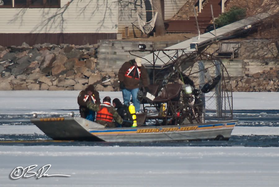 Lake Charlotte drowning, Recovery efforts on Lake Charlotte Wright County MN January 15, 2012