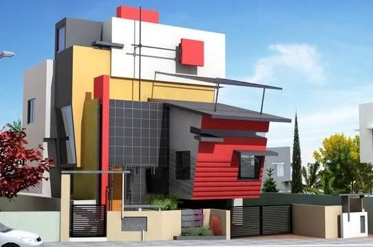 Anand's Residence in Electronic City (c) Aashwin2010 contemporary house designs