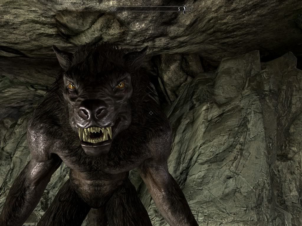 Skyrim Werewolf Close