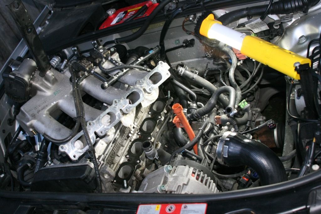 Boost leak under intake manifold