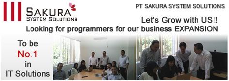 Lowongan Kerja Accounting Staff PT Sakura System Solutions