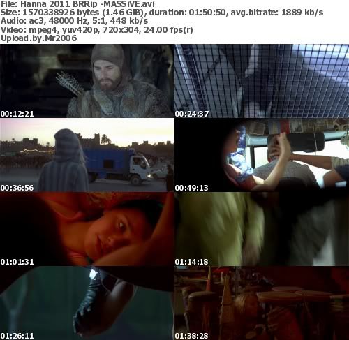 Hanna 2011 BRRip XviD AC3 - MASSiVE Hanna 2011 BRRip XviD AC3 - MASSiVE