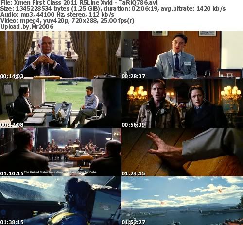 Xmen First Class 2011 R5Line Xvid - TaRiQ786