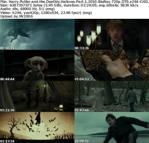 harry potter and the deathly hallows part 1 2010 bluray. harry potter and the deathly