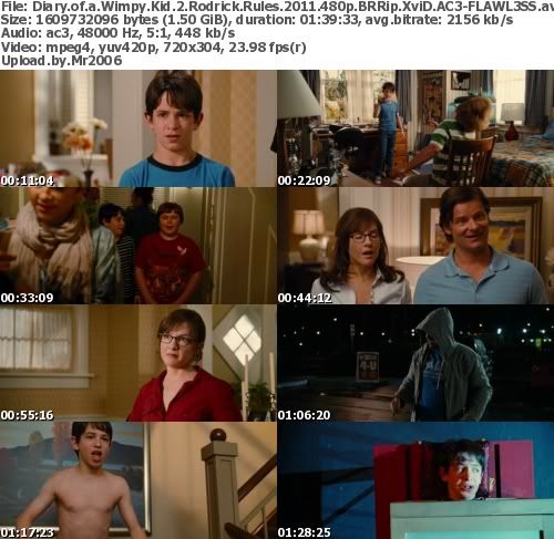 Diary of a Wimpy Kid: Rodrick Rules (2011) 480p BRRip XviD AC3-FLAWL3SS