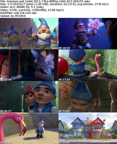 Gnomeo and Juliet (2011) 720p BRRip x264 AC3-HDLiTE Gnomeo and Juliet (2011) 720p BRRip x264 AC3-HDLiTE