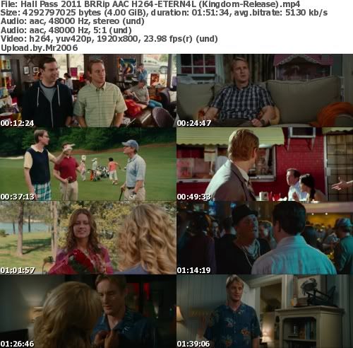 Hall Pass (2011) BRRip AAC H264-ETERN4L Hall Pass (2011) BRRip AAC H264-ETERN4L