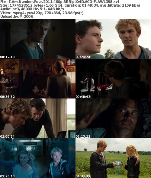 I Am Number Four (2011) 480p BRRip XviD AC3-FLAWL3SS I Am Number Four (2011) 480p BRRip XviD AC3-FLAWL3SS