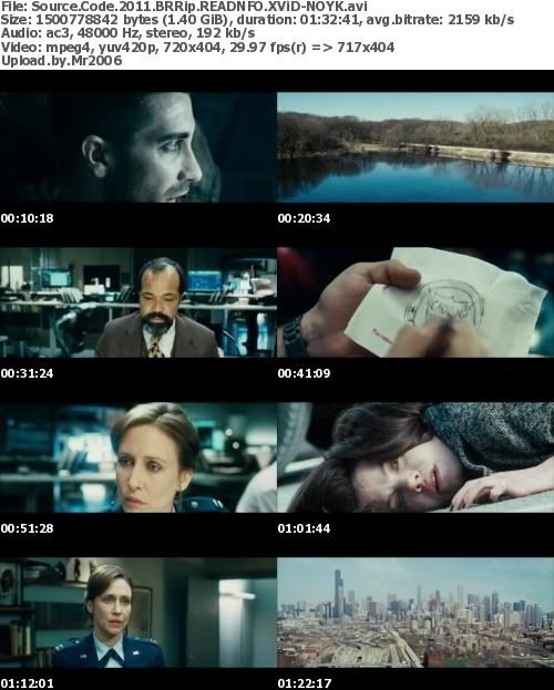 Source Code (2011) BRRip READNFO XViD-NOYK