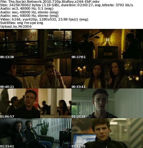 The Social Network (2010) 720p BluRay x264-EbP