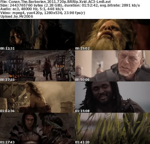 Conan The Barbarian (2011) 720p BRRip Xvid AC3-LmB